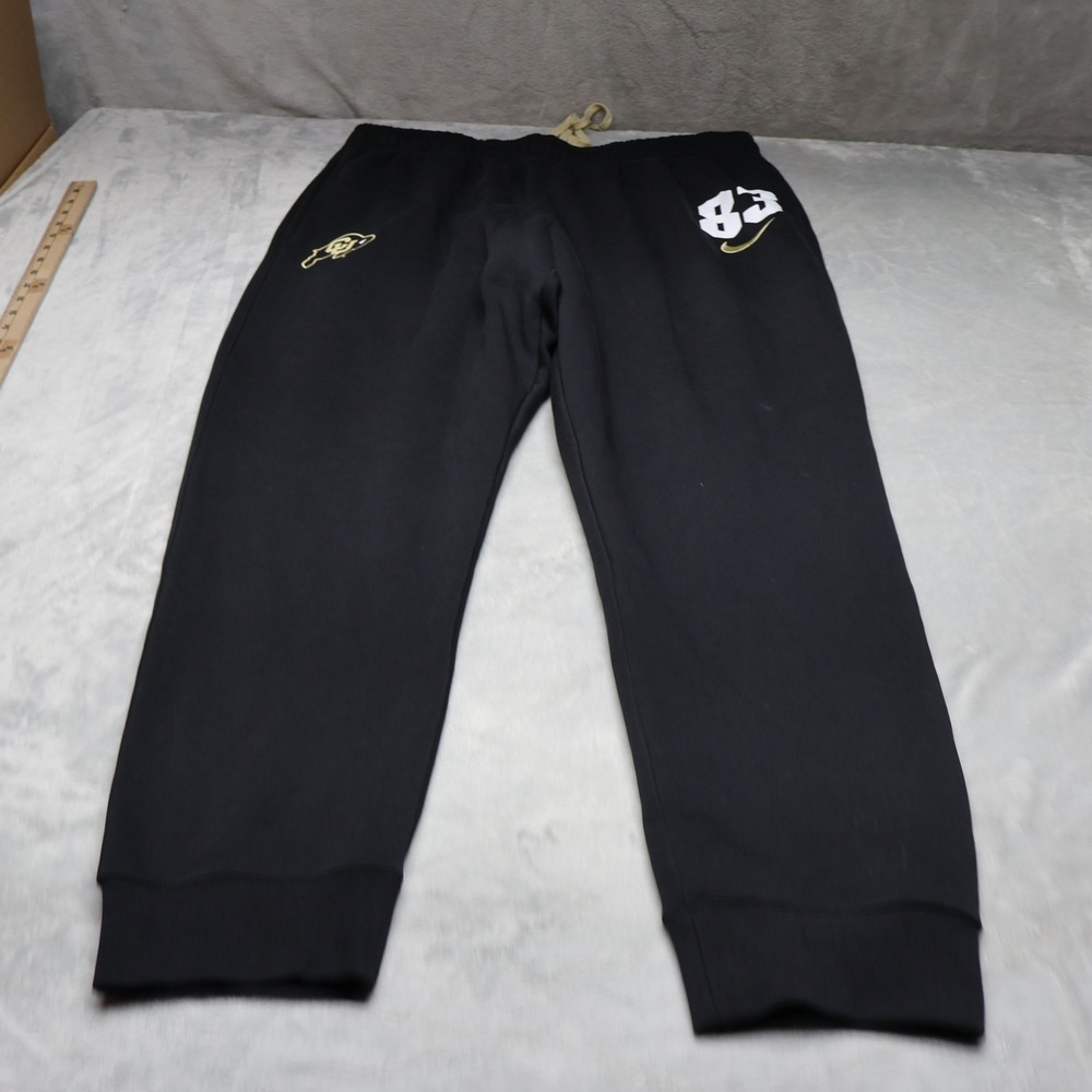 Colorado Buffaloes Joggers Men XL Nike Black NCAA Fleece Athletic Training 36x30